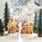 7.25"H Set of 2 Lighted Resin Christmas Gingerbread House Table Decor